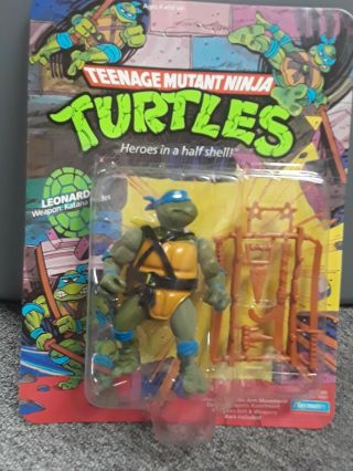 Teenage Mutant Ninja Turtles: Leonardo 1988,  Unpunched,  10/back.