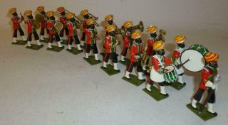 Steadfast Soldiers White Metal Britains Style Indian Army Band Set