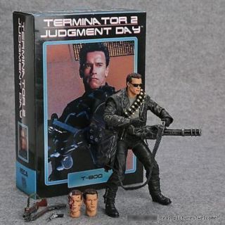 Neca Terminator 2 Judgment Day T - 800 Ultimate Deluxe Arnold 7 " Action Figure