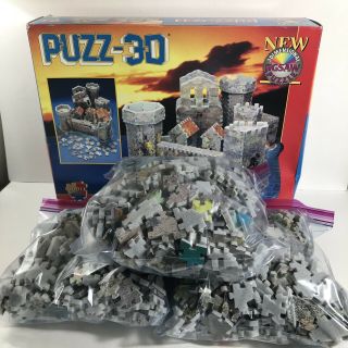 Wrebbit Puzz 3d Citadel On The Lake 1001 Jigsaw Puzzle Difficult Complete