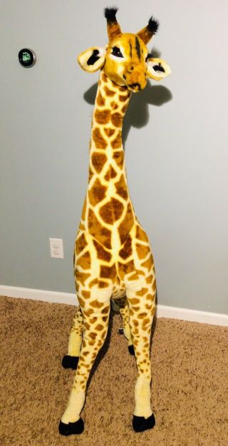Melissa & Doug Md2106 Giraffe 5’ Tall Stuffed Nursery Animal