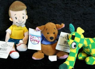 The Disney Store - Mini Bean Bag - Christopher Robin,  Roo & Woozle 3