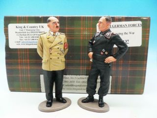 King & Country Wwii German Forces Discussing The War Wss137 1/30