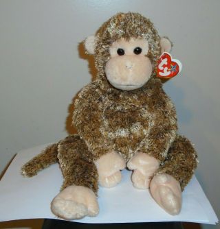 Nmt Ty Beanie Buddy Bonsai The Chimpanzee / Monkey (15 Inch) Mwnmt