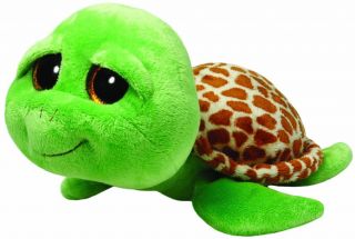 Ty Beanie Boos Buddies Zippy Green Turtle Large Plush