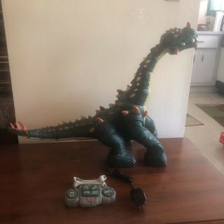 Fisher - Price Imaginex Spike The Ultra Dinosaur W/ Charger Remote,  Battery & Bone