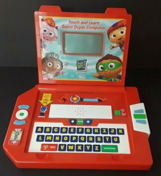 Superwhy Duper Computer Touch And Learn Laptop Toy Why