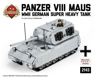 Panzer Viii Maus - Display Model - Brickmania® Building Kit