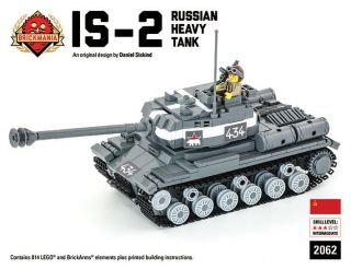 Is - 2 Russian Heavy Tank - Display Model - Brickmania® Building Kit