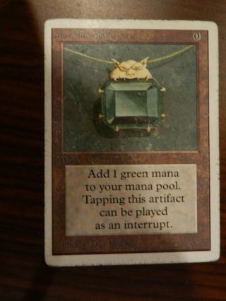 Mtg 1x Mox Emerald Unlimited Hp,  Rare Power 9 P9 Reserved List