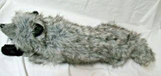Ditz Designs Large 34” Life Size Gray Fox Plush By The Hen House Inc Usa