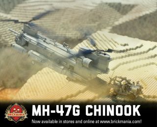 MH - 47G Chinook - 160th SOAR Display Model - Brickmania® Building Kit 2