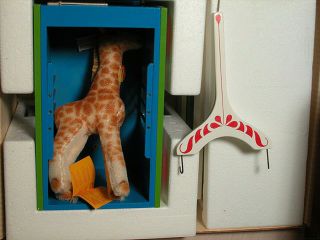 Steiff Golden Age of The Circus Wagon With Giraffe 1980s 5