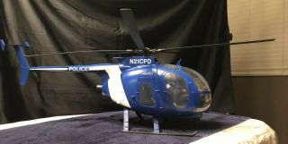 21st Century Toys 1/6 Scale 500 Police Helicopter With 12 " Pilots And Guns