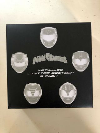 Mighty Morphin Power Rangers Metallic Limited Edition 5 Pack Lootcrate