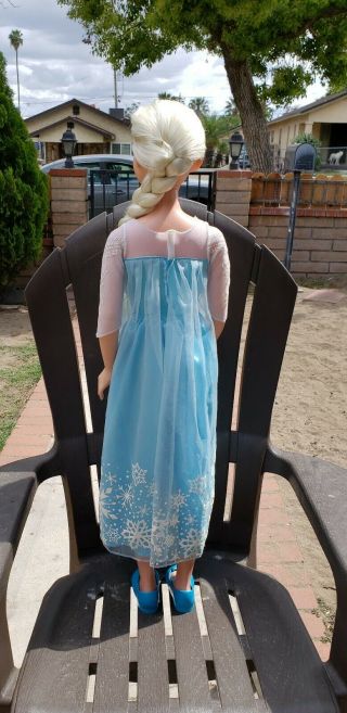 Disney Frozen Princess My Size Elsa BIG Large Doll 38 inches Excellet 2