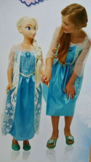 Disney Frozen Princess My Size Elsa BIG Large Doll 38 inches Excellet 7