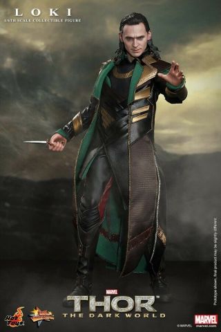 Hot Toys Mms231 Thor The Dark World Loki Tom Hiddleston 1/6 Figure