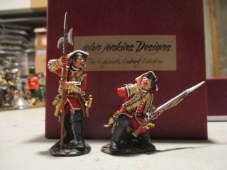 John Jenkins Designs 1/30th Scale Qb - 23 British Infantry Sergeant And Corporal