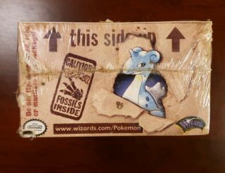 Pokemon 1st Edition Fossil Booster Box ENGLISH Factory 3