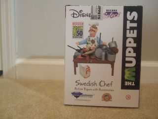 SDCC 2019 Diamond Disney Muppets Select Swedish Chef Action Figure LE 500 Made 4