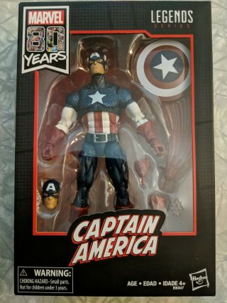 (instock) Marvel Legends 80th Anniversary Captain America Comics Ver Figure