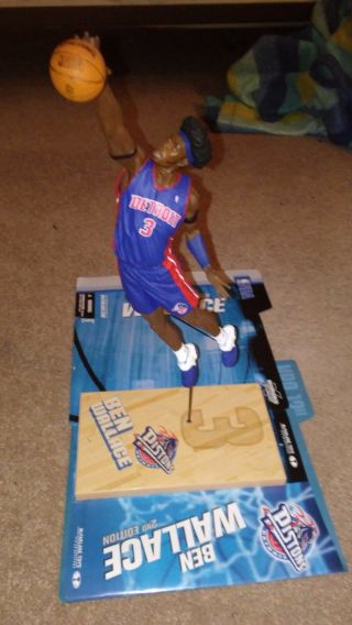 mcFarlane 2nd session 12 inch scale Detroit Piston Ben Wallace Figure released i 2