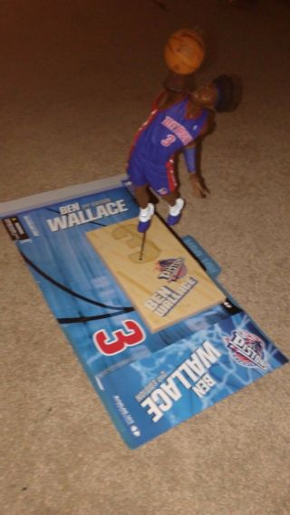 mcFarlane 2nd session 12 inch scale Detroit Piston Ben Wallace Figure released i 3
