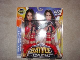 Wwe Mattel Nikki & Brie Bella Twins Battle Pack Figures,  Elite,  Flashback,  Divas