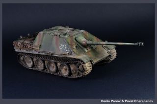 PRO - BUILT 1/35 Jagdpanther G2 German WW2 Tank Hunter - finished model 3