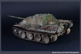 PRO - BUILT 1/35 Jagdpanther G2 German WW2 Tank Hunter - finished model 4