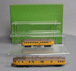 Overland Omi - 1807 Ho Scale Brass Union Pacific Mckeen Car & Trailer/box