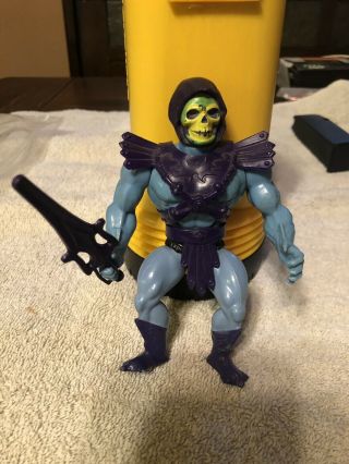 Vintage He - Man Masters Of The Universe Motu Skeletor Figure Mattel 1981