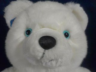 APPLAUSE Teddy Bear Plush Blue Eyes XL Stuffed Animal Twinkle HUGE Polar Bear 2