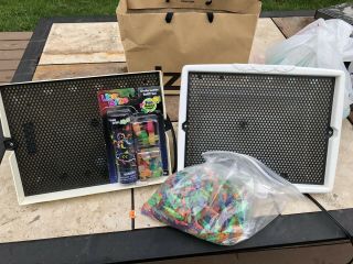 Vintage Lite Brite Light Bright With Pegs And Design Cards