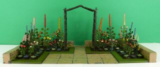 Pre War Britains Lead Miniature Garden Series Set 9mg (75 Piece Set