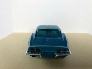 1973 Corvette Coupe blue/blue.  1/25 scale Dealer Promo 4