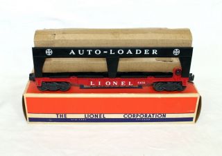 Postwar Lionel 6414 Evans Auto - Loader Car All Orig W/nice Ob & Scarce Sleeves