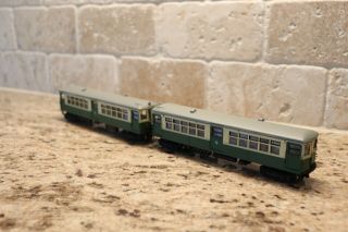 Mts Imports Ho Scale Brass Cta 4000 Series Elevated Cars Pair Modified Painted