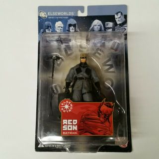 Dc Direct Elseworlds Series 2 Red Son Batman Figure - Factory