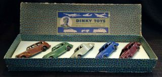 Dinky Toys Private Automobiles Set No.  2 W/box Meccano
