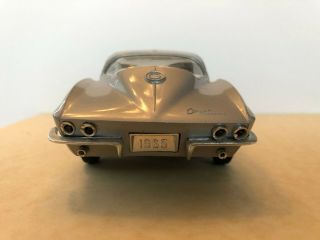 1965 Corvette Coupe silver/gray.  1/25 scale Dealer Promo 4
