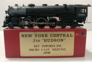 Ho Brass Factory Painted York Central J - 1d 4 - 6 - 4 Hudson By Key Imports