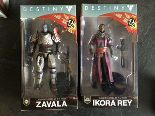 Set Of Two Destiny Ikora Rey & Zavala Action Figures Mcfarlane Toys