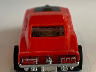 Vintage Aurora Thunderjet 500 1969 Ford Mustang Mach 1 HO Slot Car In RED 4