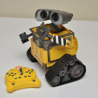 Disney Pixar Thinkway Toys U - Command Wall - E Robot With Remote Control