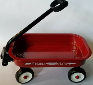 Flexible Flyer Little Red Toy Wagon Metal Pull Wagon.
