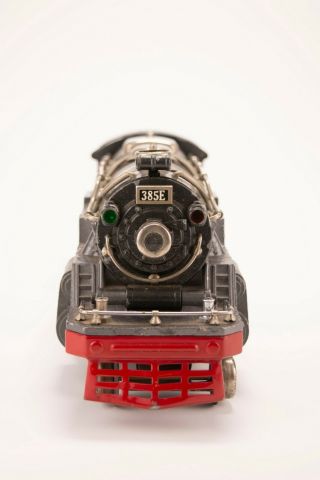 LIONEL LINES STANDARD GAUGE LOCOMOTIVE STEAM ENGINE TRAIN 385E & COAL CAR 4