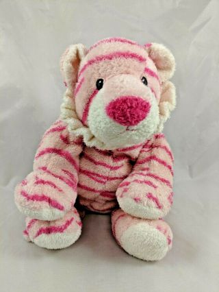 Ty Pluffies Growlers Tiger Plush Pink Stripes 2006 Stuffed Animal