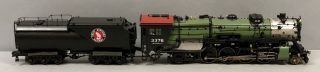 3rd Rail 3376 Brass Great Northern 2 - 8 - 2 Steam Locomotive & Tender - 3 - Rail LN 5